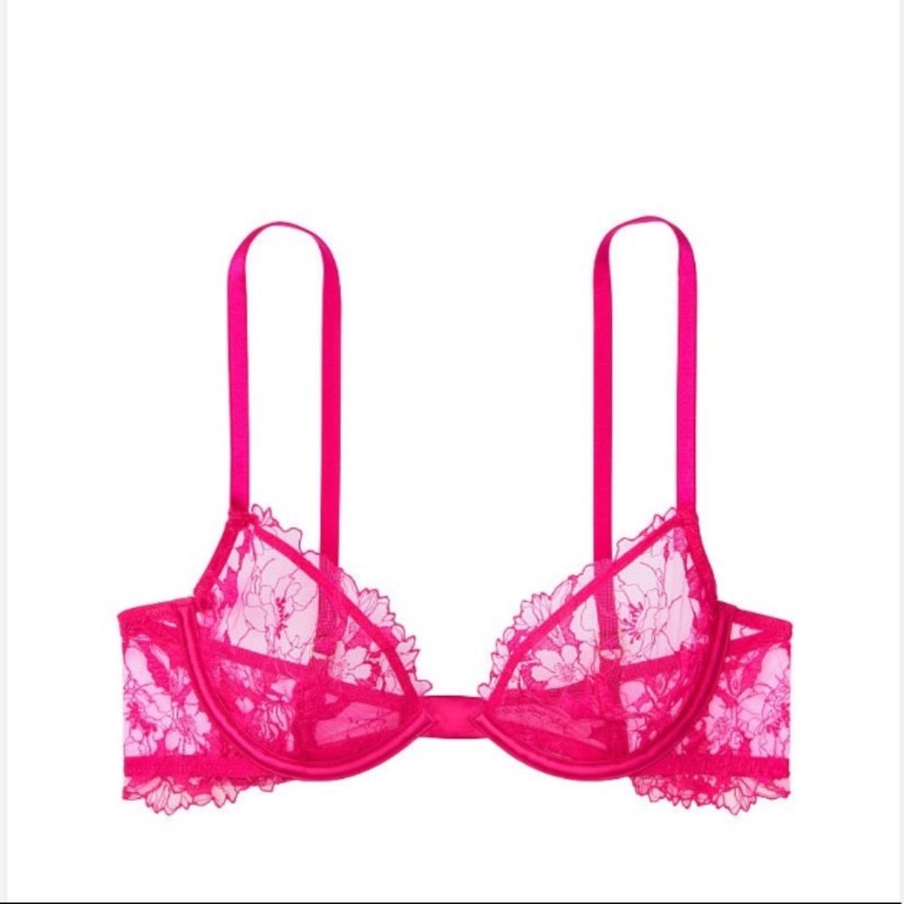 Victoria's Secret Luxe Lingerie Unlined Demi Bra